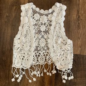 OS Crocheted Vest